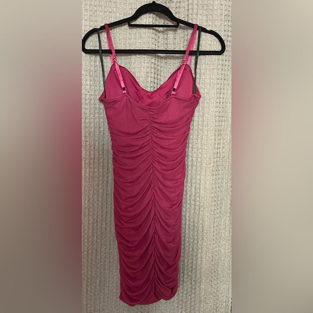 Wine colored medium dress